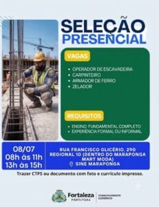 img-20260707-wa02106104130702532156562-231x300 OPORTUNIDADES DE TRABALHO!<br>A Prefeitura de Fortaleza, através do SINE Maraponga, convoca interessados para uma seleção presencial com diversas vagas disponíveis em diferentes áreas. 08/07/2026, as 08hs Uncategorized