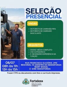 img-20260707-wa02123152817409644098274-231x300 OPORTUNIDADES DE TRABALHO!<br>A Prefeitura de Fortaleza, através do SINE Maraponga, convoca interessados para uma seleção presencial com diversas vagas disponíveis em diferentes áreas. 08/07/2026, as 08hs Uncategorized