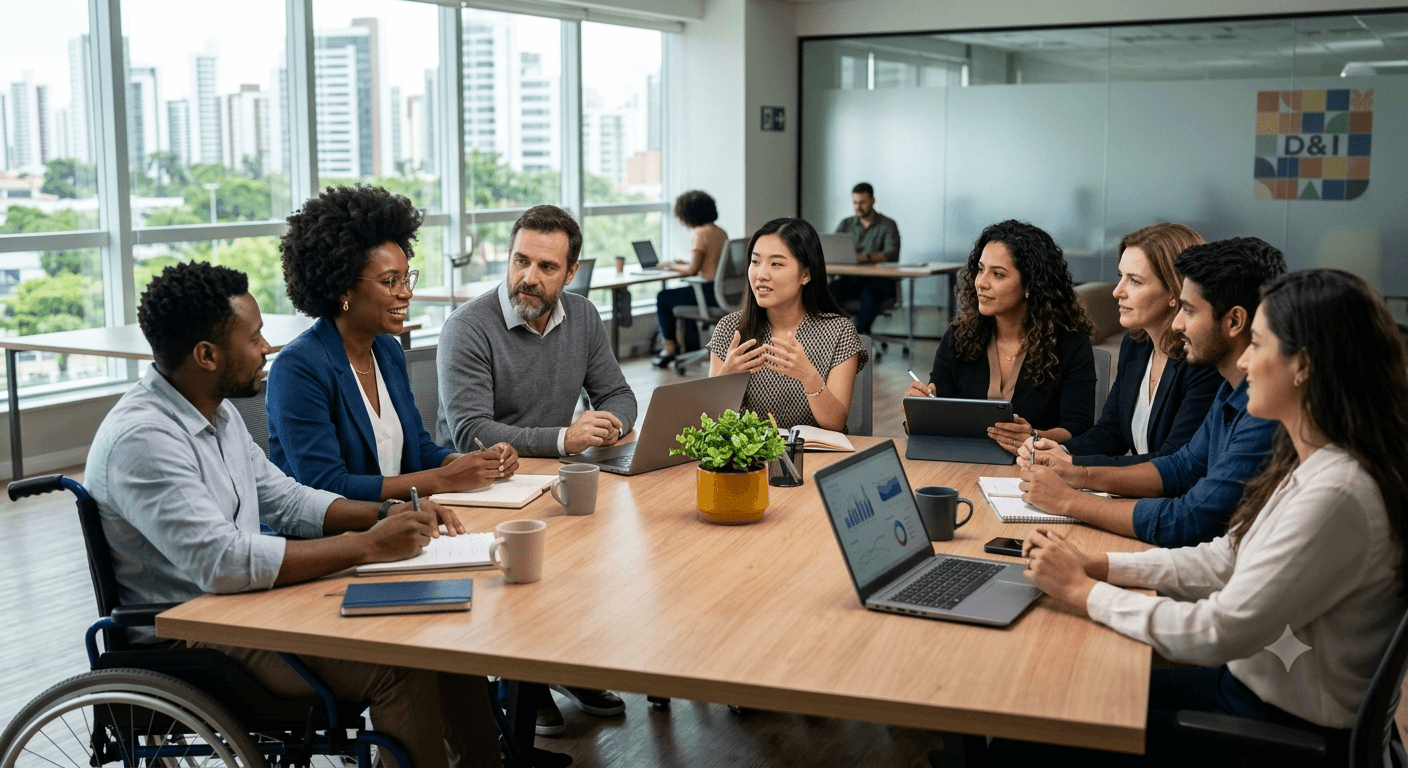 Diversidade e Inclusão (D&I) no Recrutamento: Como Sair do Discurso para a Prática e Aumentar a Alta Performance Corporativa Diversidade e Inclusão (D&I) no Recrutamento: Como Sair do Discurso para a Prática e Aumentar a Alta Performance Corporativa