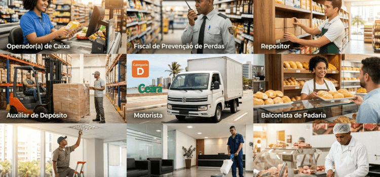 Oportunidades de Emprego Comercial e Logística em Fortaleza CE