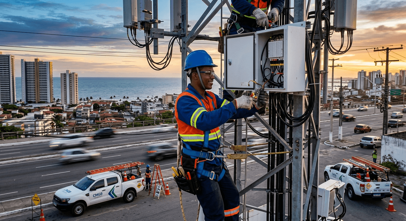 Vaga de Auxiliar de Eletricista Telecom Ceará