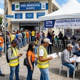 🏗️ Plantão de Empregos da Construção Civil em Fortaleza 27/08/2026 as 08hs: Vagas de Carteira Assinada no SINE Municipal (579 Vagas)