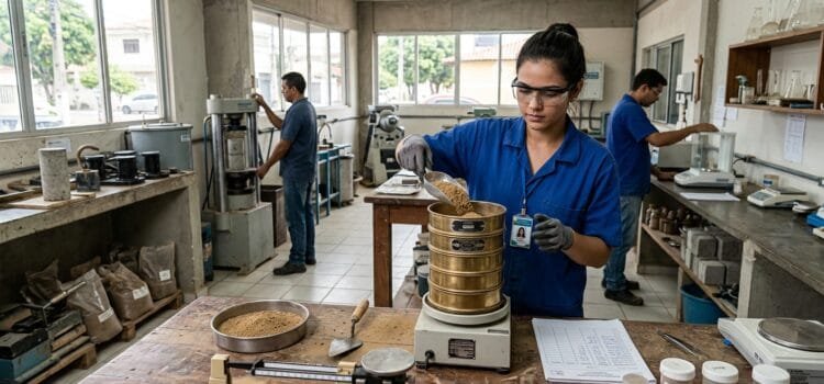 Vagas de Emprego Abertas em Fortaleza: Oportunidade para Auxiliar de Laboratorista de Solos e Concreto Vagas de Emprego Abertas em Fortaleza: Oportunidade para Auxiliar de Laboratorista de Solos e Concreto